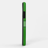 Coques Case-Mate iPhone Cool Vert brillant acier inoxydable métal (Dos/Droite)