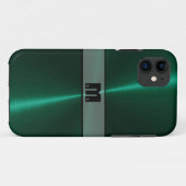 Coques Case-Mate iPhone Cool Vert brillant acier inoxydable métal 14 (Dos (Horizontal))