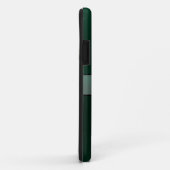 Coques Case-Mate iPhone Cool Vert brillant acier inoxydable métal 14 (Dos/Droite)