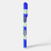 Coques Case-Mate iPhone Coolest Blue Nautical Abstract  (Verso / Droite)