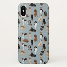 Coonhounds sur le bleu