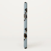 Coques Case-Mate iPhone Coonhounds sur le bleu (Dos/Droite)
