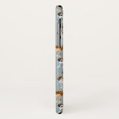 Coques Case-Mate iPhone Coonhounds sur le bleu (Dos/Gauche)