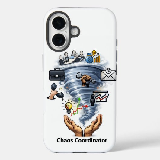 Coques Case-Mate iPhone Coordonnateur de chaos (Verso)