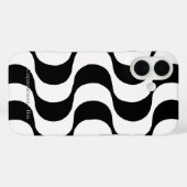 Coques Case-Mate iPhone copacabana noir et blanc, RJ (Verso (horizontal))