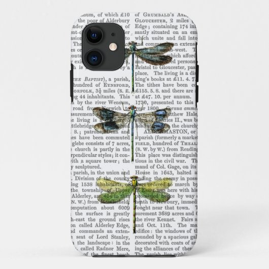 Coques Case-Mate iPhone Copie 3 de libellules (Dos)