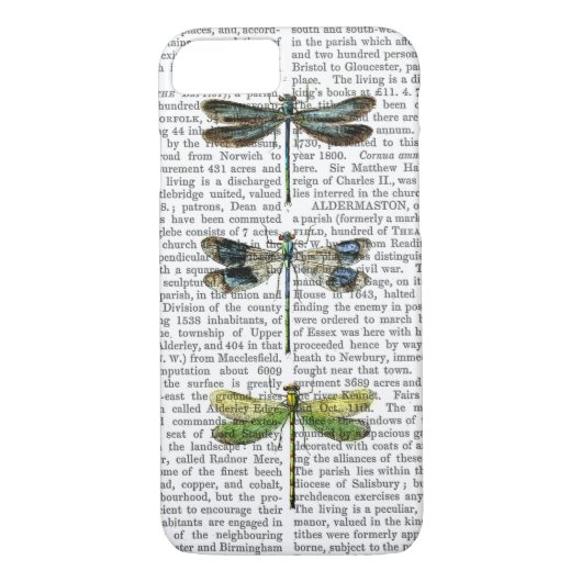 Coques Case-Mate iPhone Copie 3 de libellules (Dos)
