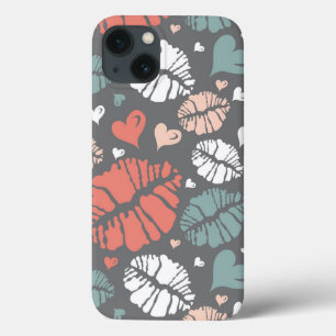 Case-Mate iPhone Case Copie de baiser et motif de coeur