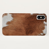 Coques Case-Mate iPhone Copie de fourrure de vache (Dos (Horizontal))