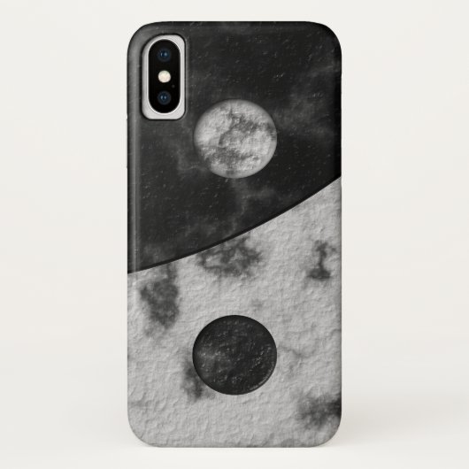 Coques Case-Mate iPhone Copie de marbre de Yin Yang (Dos)