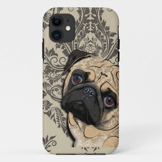 Coques Case-Mate iPhone Copie de motif d'animal familier d'abrégé sur (Dos)