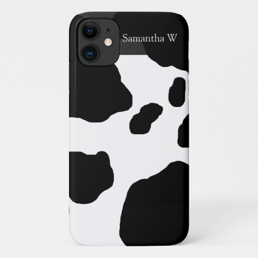 Coques Case-Mate iPhone Copie de vache à amusement personnalisée (Dos)