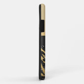 Coques Case-Mate iPhone Copie de zèbre de parties scintillantes de Faux et (Dos/Droite)