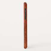 Coques Case-Mate iPhone Copie en bois d'acajou (Dos/Gauche)