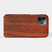 Coques Case-Mate iPhone Copie en bois d'acajou (Dos (Horizontal))
