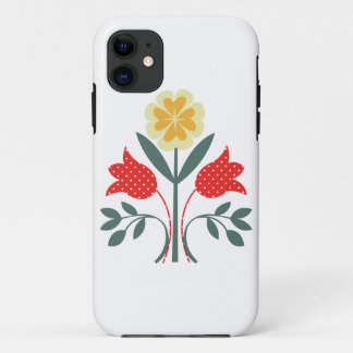 Coque Case-Mate Pour iPhone Copie florale de folkart d'art populaire de motif