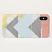 Coques Case-Mate iPhone Copie géométrique d'art (Dos (Horizontal))