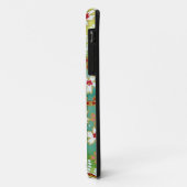 Coques Case-Mate iPhone Copie japonaise d'origami de fleurs de vert (Dos/Gauche)