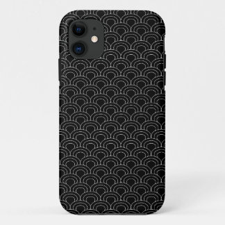 Coques Pour iPhone Copie noire et blanche de mini Sakura de vague de