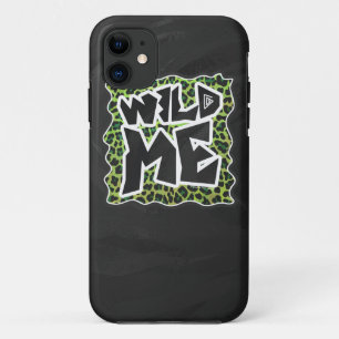 Coque iPhone 11 Copie noire et verte de léopard