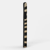 Coques Case-Mate iPhone Copie photographique de zèbre, texturisée (Dos/Droite)