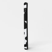 Coques Case-Mate iPhone Copie rose noire/blanche de vache - personnalisez (Dos/Gauche)