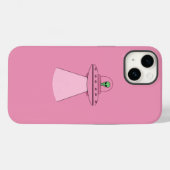Coques Case-Mate iPhone Coq Alien mignon et fun (Verso (horizontal))