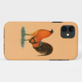 Coques Case-Mate iPhone Coq de combat Ginger Rouge (Dos (Horizontal))