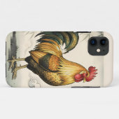 Coques Case-Mate iPhone Coq doré art japonais (Dos (Horizontal))