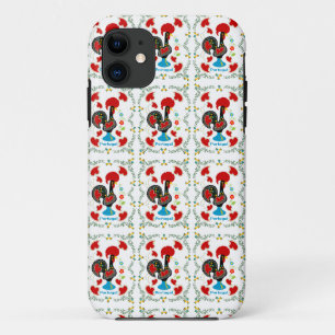 Case-Mate iPhone Case Coq traditionnel du Portugal en noir