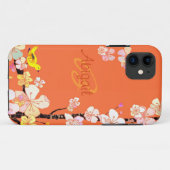 Coques Case-Mate iPhone Coque-Compagnon floral de l'iPhone 5 d'oiseau et (Dos (Horizontal))