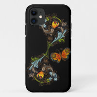 Coque-Compagnon iPhone5 de peinture floral