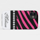 Coques Case-Mate iPhone Coque-Compagnon noir rose de l'iPhone 5 (Dos (Horizontal))