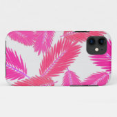 Coques Case-Mate iPhone Coque-Coque à feuilles roses (Dos (Horizontal))