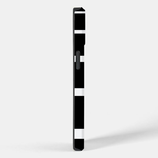 Coques Case-Mate iPhone Coque-coque iphone à grille noir et blanc (Verso / Droite)