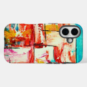 Coques Case-Mate iPhone Coque-coque iphone Abstrait de peinture (Verso (horizontal))