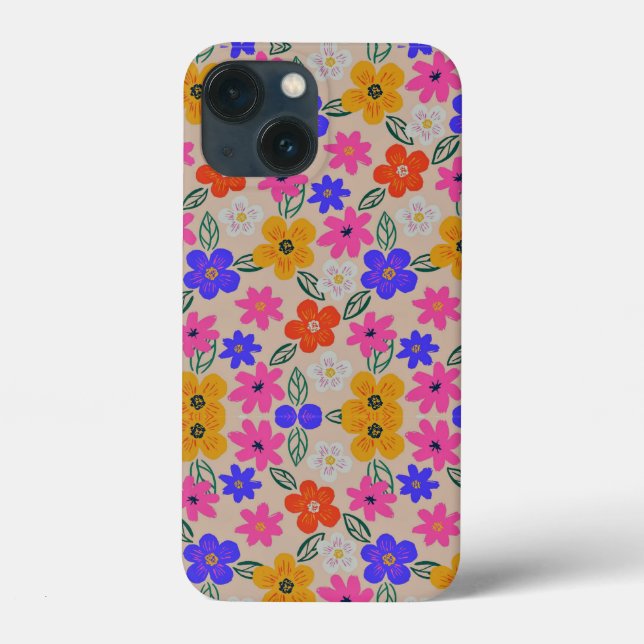 Coques Case-Mate iPhone Coque-coque iphone Abstrait Fleurs (Verso)