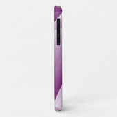 Coques Case-Mate iPhone Coque-coque iphone Abstrait Ombre blanc violet (Dos/Gauche)