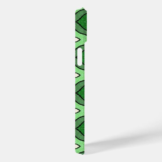 Coques Case-Mate iPhone Coque-coque iphone abstrait vert (Verso / Droite)