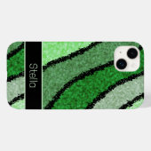 Coques Case-Mate iPhone Coque-coque iphone abstrait vert (Verso (horizontal))