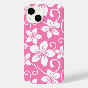 Coque Pour iPhone 14 COQUE-coque iphone BLUE HAWAII (ROSE)