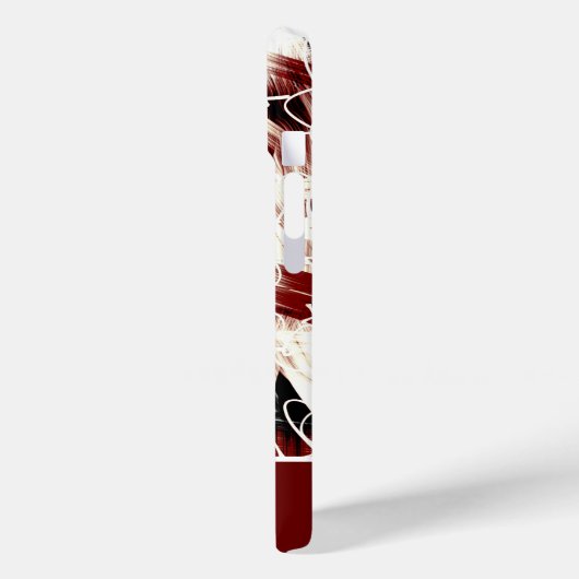 Coques Case-Mate iPhone Coque-coque iphone brun abstrait (Verso / Gauche)