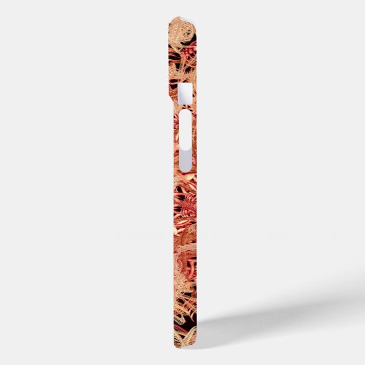 Coques Case-Mate iPhone Coque-coque iphone brun abstrait (Verso / Gauche)