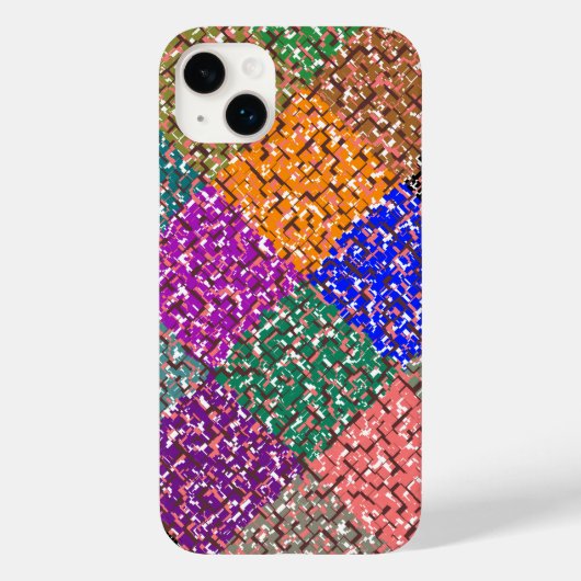 Coques Case-Mate iPhone Coque-coque iphone couleur carrelé en damier (Verso)