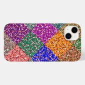 Coques Case-Mate iPhone Coque-coque iphone couleur carrelé en damier (Verso (horizontal))