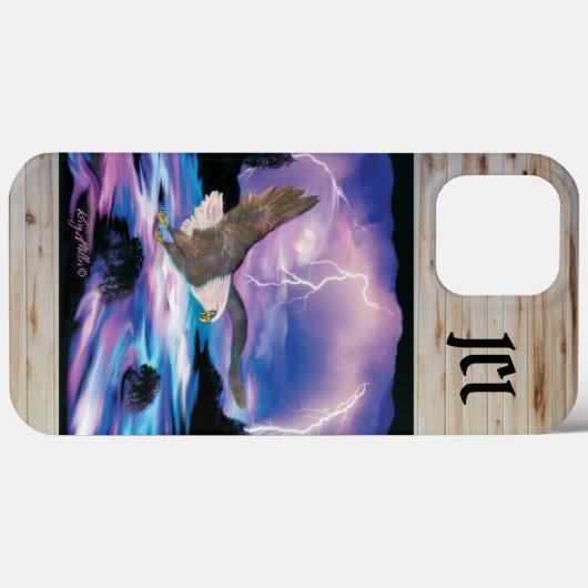 Coques Case-Mate iPhone Coque-coque iphone de Bald Eagle (Verso (horizontal))