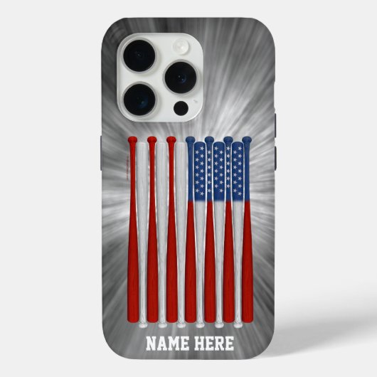 Coques Case-Mate iPhone Coque-coque iphone de baseball America (USA) (Verso)