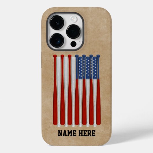 Coques Case-Mate iPhone Coque-coque iphone de baseball America (USA) (Verso)