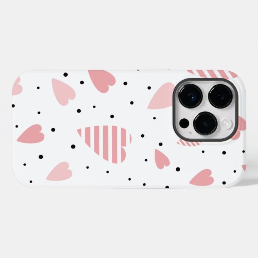 Coques Case-Mate iPhone Coque-coque iphone de coeur (Verso (horizontal))