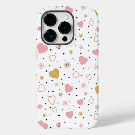 Coques Case-Mate iPhone Coque-coque iphone de coeur (Verso)